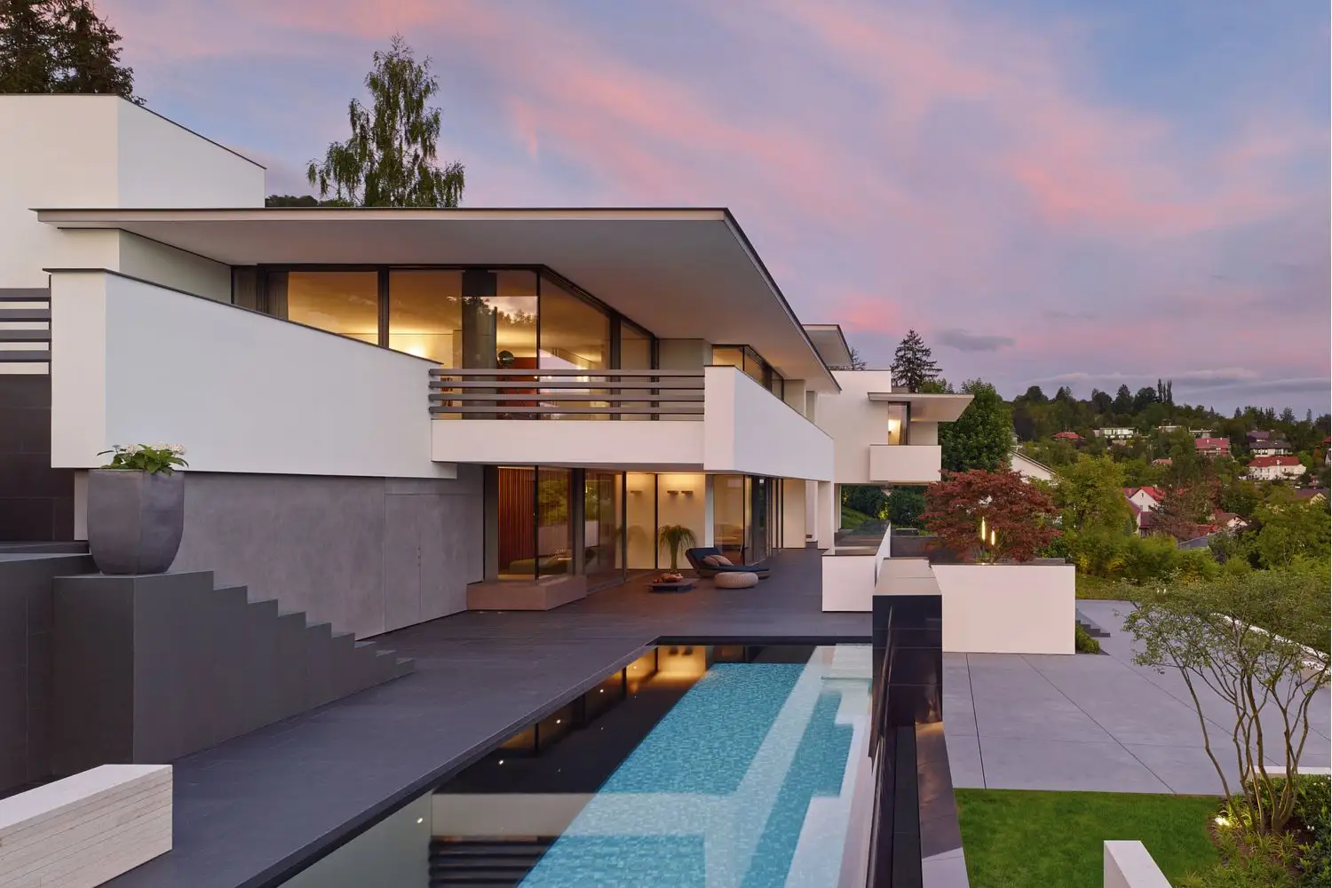 Résidence avec piscine